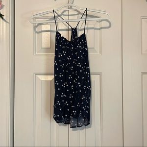 Star Printed Halter Top